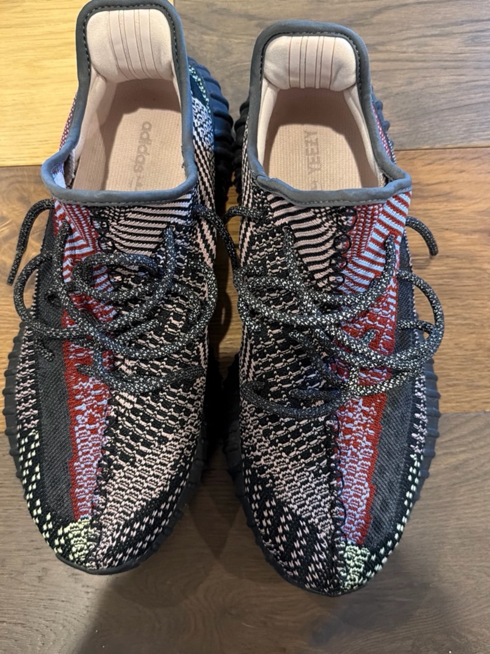Adidas Yeezy 350 V2 multi coloured trainers